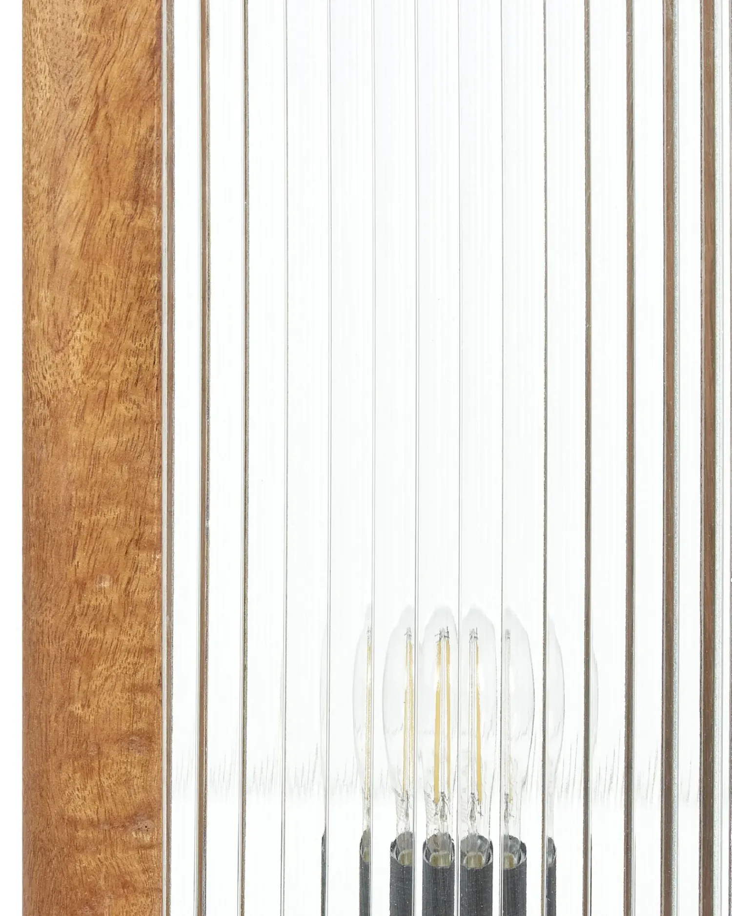 Online Beliani Lampada da tavolo KOLIDAM Legno di mango Marrone