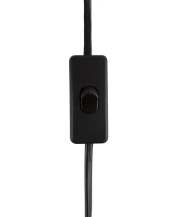 Clearance Beliani Lampada da tavolo KUBAN Ceramica Argento Argento Nero