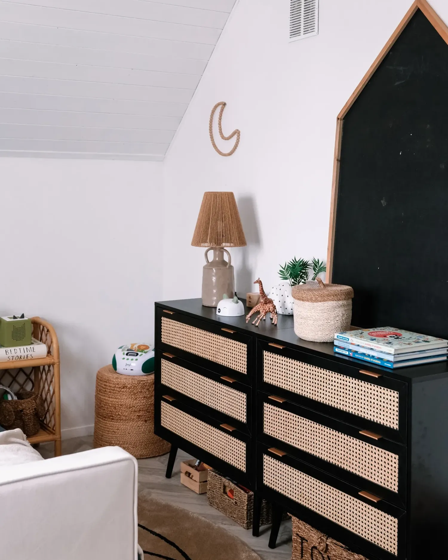 Beliani Lampada da tavolo LARISSOS Ceramica Tortora Beige
