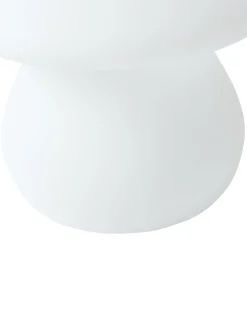 Discount Beliani Lampada da tavolo LED per esterni TUIRA con telecomando Bianco