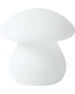Discount Beliani Lampada da tavolo LED per esterni TUIRA con telecomando Bianco