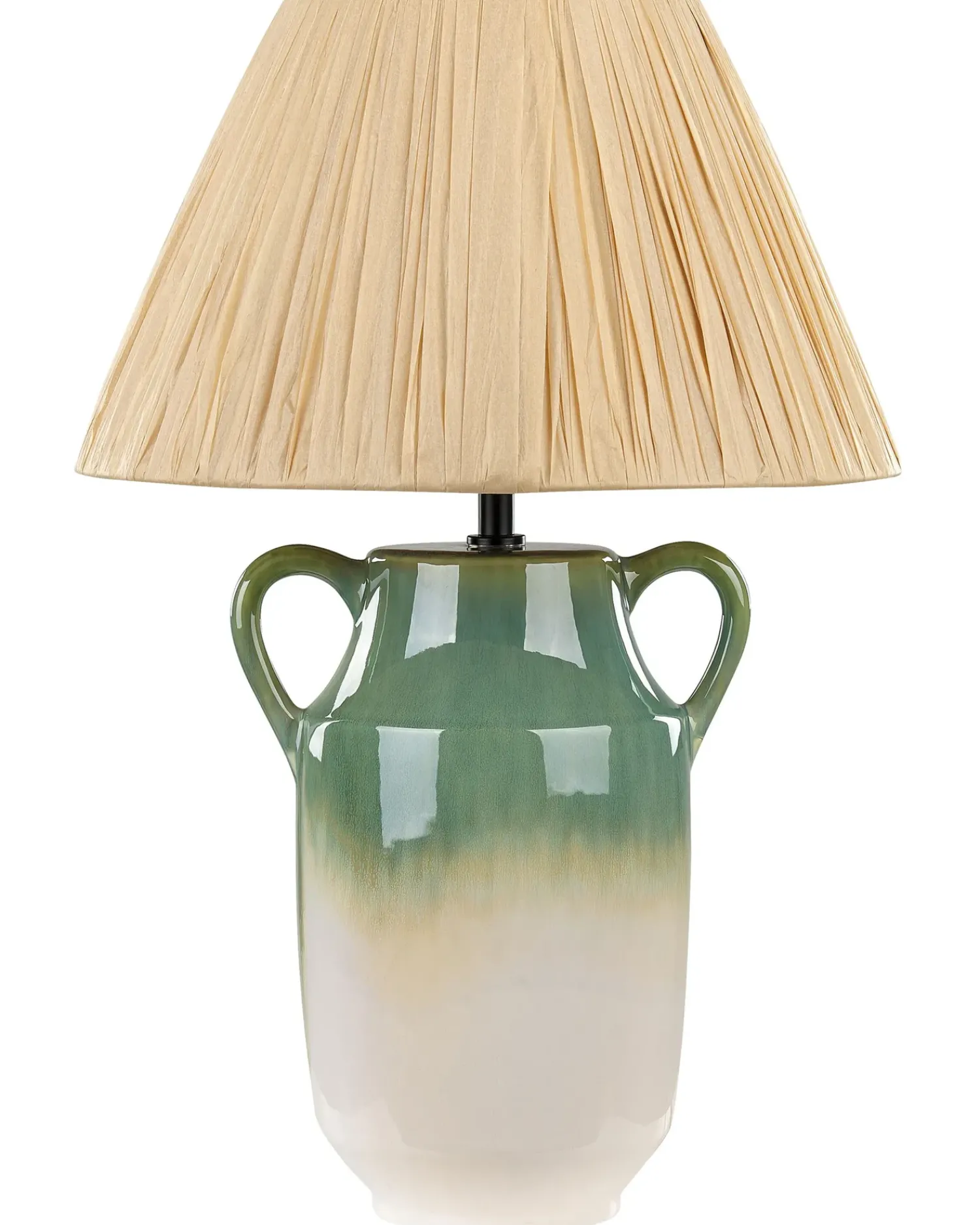 Best Beliani Lampada da tavolo LIMONES Ceramica Verde Beige Verde