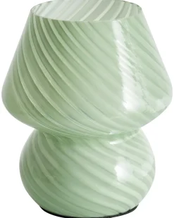 Clearance Beliani Lampada da tavolo LOBO Vetro Verde