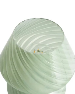 Clearance Beliani Lampada da tavolo LOBO Vetro Verde