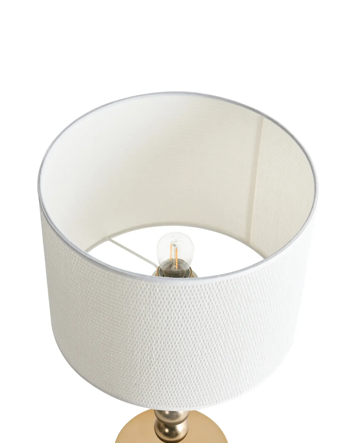 Outlet Beliani LOKY Metallo Ottone Bianco Ottone