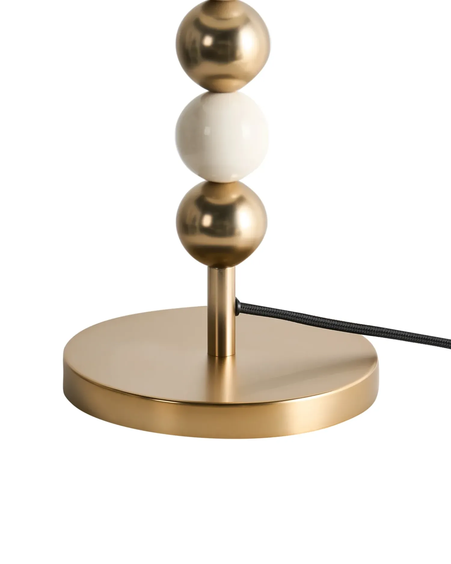Outlet Beliani LOKY Metallo Ottone/Beige Bianco Beige Oro
