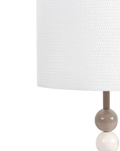 Hot Beliani LOKY Metallo Bianco/Beige Bianco Beige