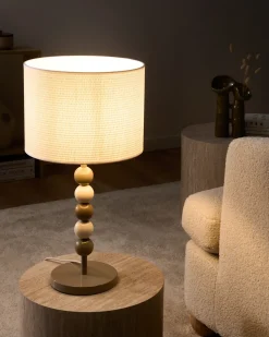 Hot Beliani LOKY Metallo Bianco/Beige Bianco Beige