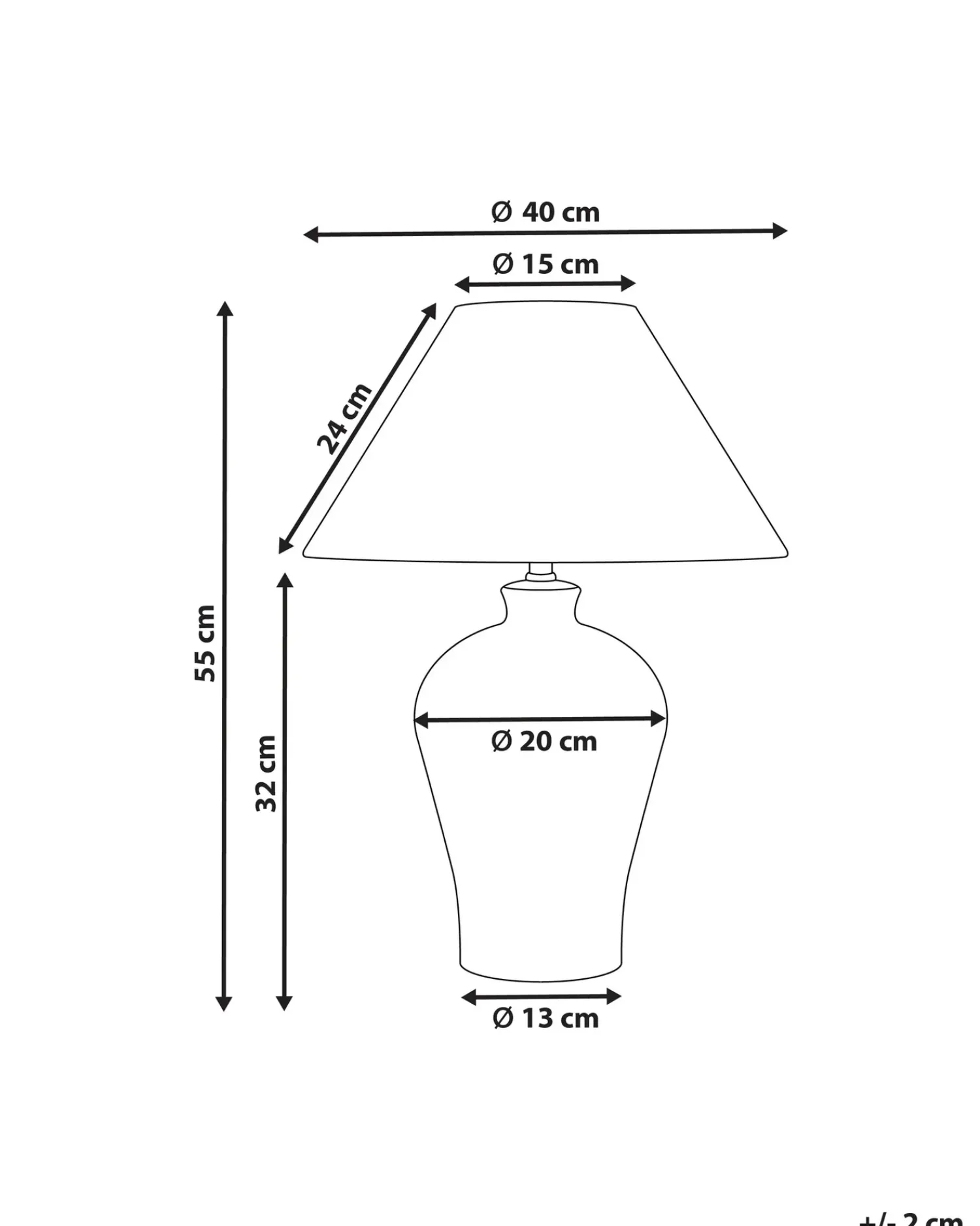 Discount Beliani Lampada da tavolo MAGROS Porcellana Bianco/Blu Bianco Blu