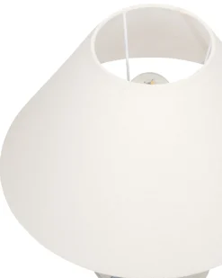 Discount Beliani Lampada da tavolo MAGROS Porcellana Bianco/Blu Bianco Blu