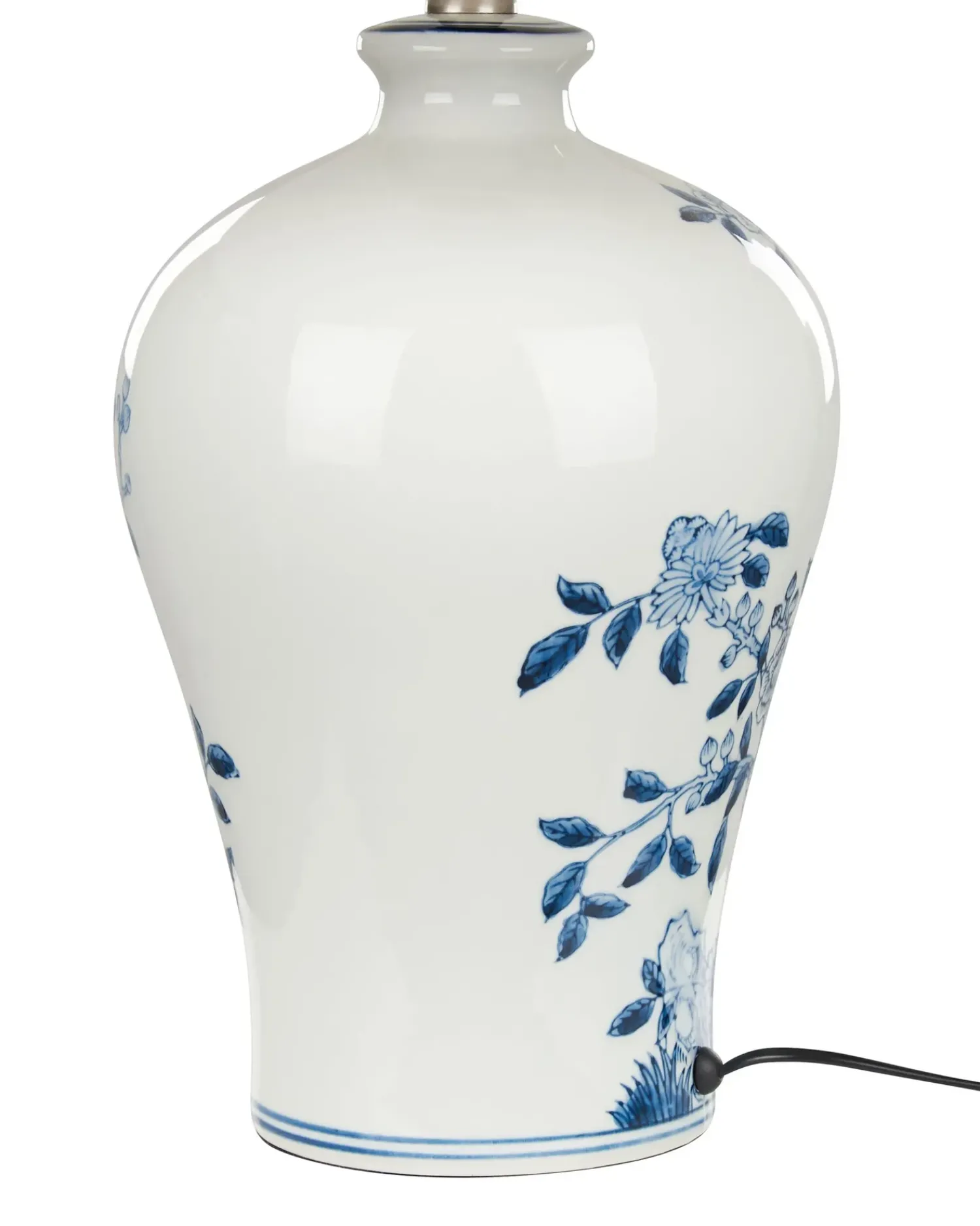Discount Beliani Lampada da tavolo MAGROS Porcellana Bianco/Blu Bianco Blu