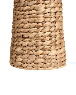 Discount Beliani Lampada da tavolo MAHAWELI Giacinto d'acqua Naturale Bianco Naturale