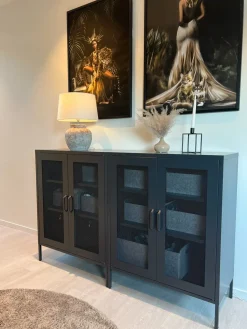 Sale Beliani Lampada da tavolo MAREB Ceramica Beige Bianco Beige