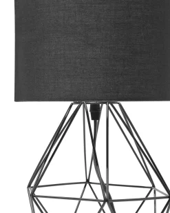 Best Beliani Lampada da tavolo MARONI Metallo Nero