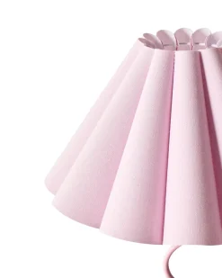 Beliani Lampada da tavolo MASUMU Rosa
