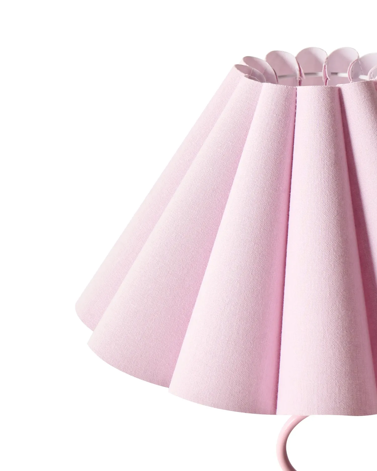 Beliani Lampada da tavolo MASUMU Rosa