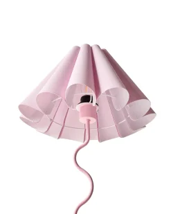 Beliani Lampada da tavolo MASUMU Rosa