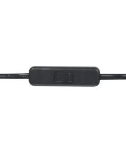 Outlet Beliani Lampada da tavolo MATINA Ceramica Nero Blu Nero