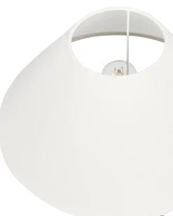 Sale Beliani Lampada da tavolo MATINA Ceramica Bianco Bianco Blu