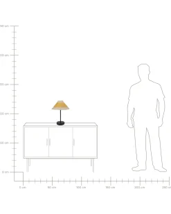 Best Beliani Lampada da tavolo MOMBA Corda di carta Giallo Beige Giallo Nero