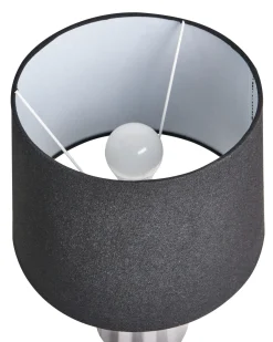 Best Beliani Lampada da tavolo MONTAGUA Ceramica Grigio Grigio Nero