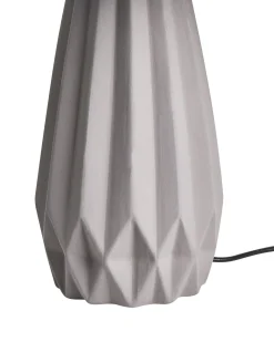 Best Beliani Lampada da tavolo MONTAGUA Ceramica Grigio Grigio Nero