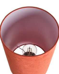 Clearance Beliani Lampada da tavolo OTEROS Rosso