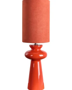 Clearance Beliani Lampada da tavolo OTEROS Rosso