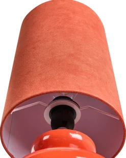 Clearance Beliani Lampada da tavolo OTEROS Rosso