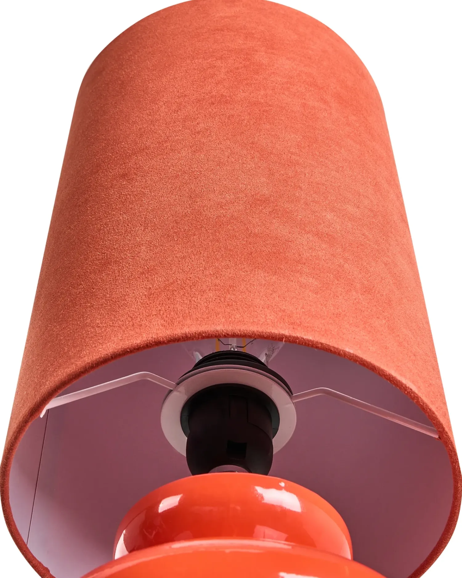 Clearance Beliani Lampada da tavolo OTEROS Rosso