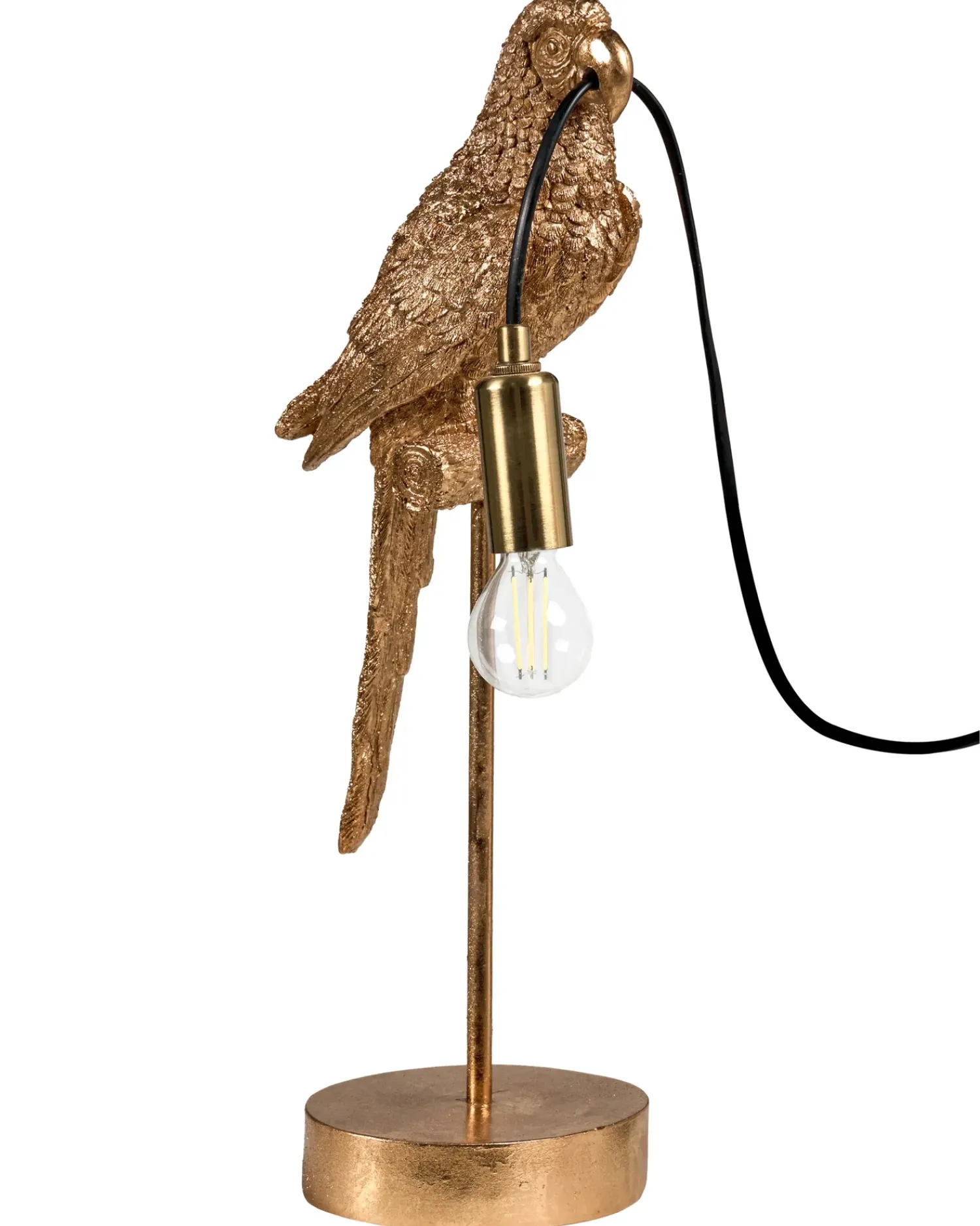 Outlet Beliani Lampada da tavolo Pappagallo SINATRA Oro Ottone Oro
