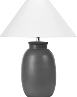 Online Beliani Lampada da tavolo PATILLAS Ceramica Nero Bianco Nero