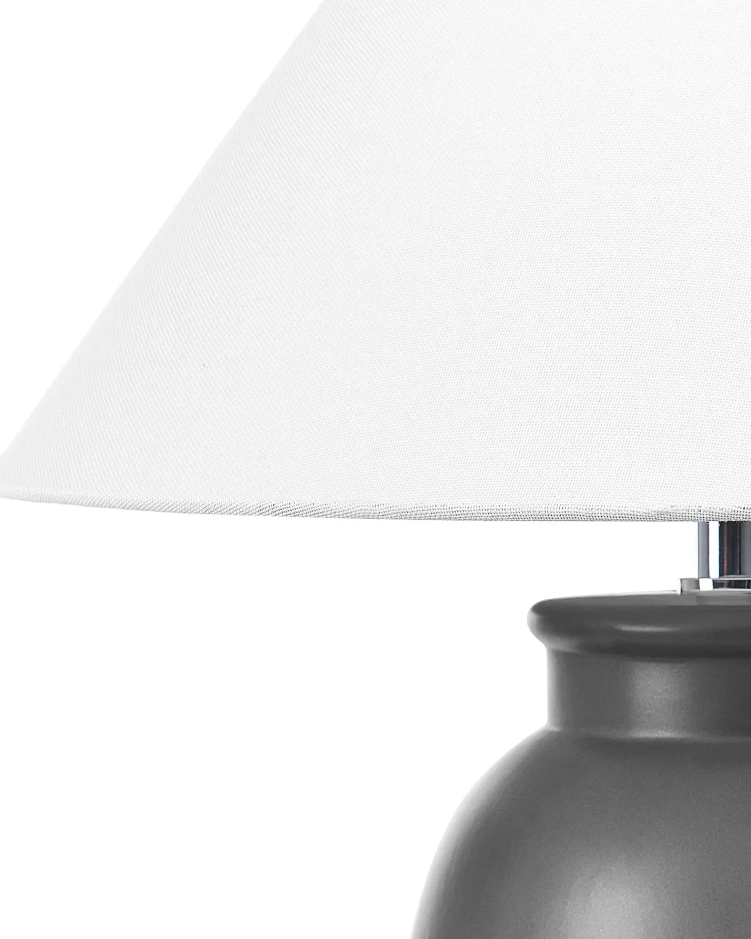 Online Beliani Lampada da tavolo PATILLAS Ceramica Nero Bianco Nero