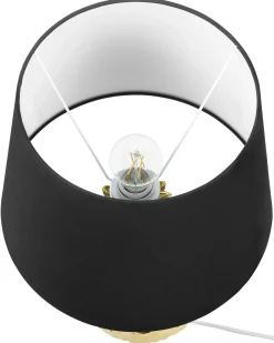 Hot Beliani Lampada da tavolo PINEAPPLE Ceramica Oro Nero Oro