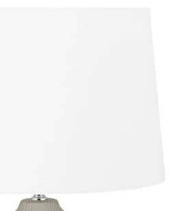 Discount Beliani Lampada da tavolo PIRITA Ceramica Oro Bianco Oro
