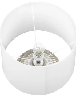 Discount Beliani Lampada da tavolo PIRITA Ceramica Oro Bianco Oro