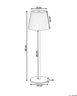 Discount Beliani Lampada da tavolo POMBEIRO Metallo pastello Rosa