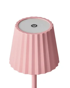 Discount Beliani Lampada da tavolo POMBEIRO Metallo pastello Rosa