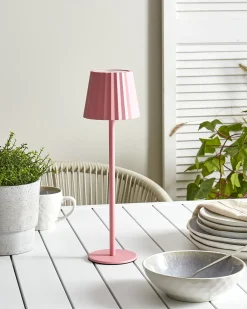 Discount Beliani Lampada da tavolo POMBEIRO Metallo pastello Rosa