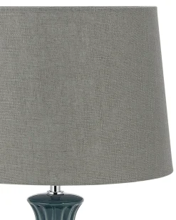 Clearance Beliani Lampada da tavolo SAMINA Ceramica Verde Grigio Verde
