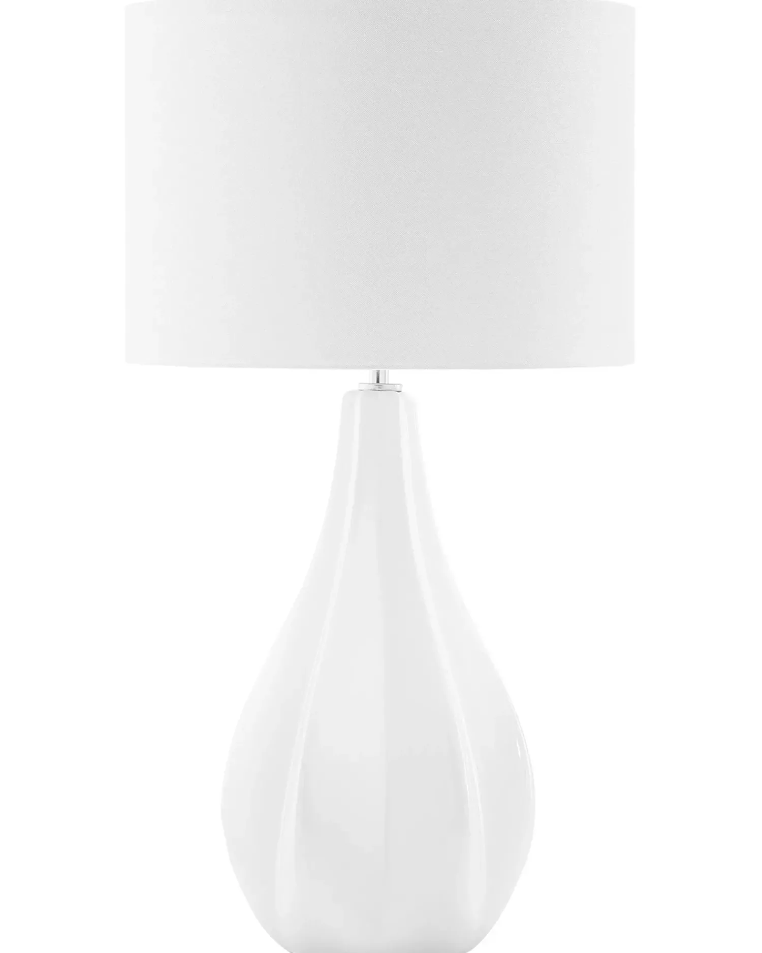 Online Beliani Lampada da tavolo SANTEE Porcellana Bianco sporco Bianco Beige
