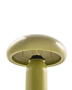 Sale Beliani Lampada da tavolo SANYA Metallo chiaro Verde