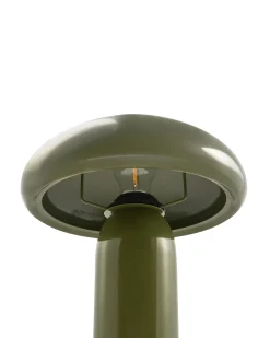 Sale Beliani Lampada da tavolo SANYA Metallo scuro Verde