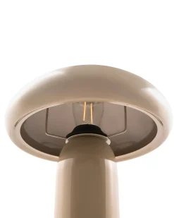 Clearance Beliani Lampada da tavolo SANYA Metallo Beige
