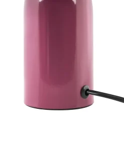 Hot Beliani Lampada da tavolo SANYA Metallo Bordeaux Rosso