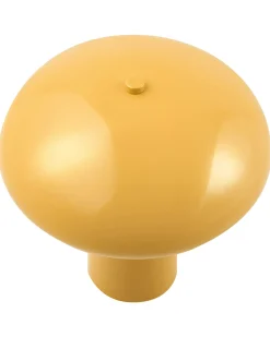 Hot Beliani Lampada da tavolo SANYA Metallo Giallo