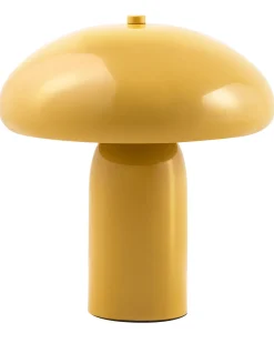 Hot Beliani Lampada da tavolo SANYA Metallo Giallo