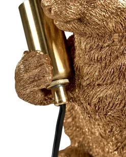 Best Beliani Lampada da tavolo Scoiattolo PINOLI Oro Ottone Oro