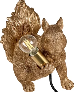 Best Beliani Lampada da tavolo Scoiattolo PINOLI Oro Ottone Oro