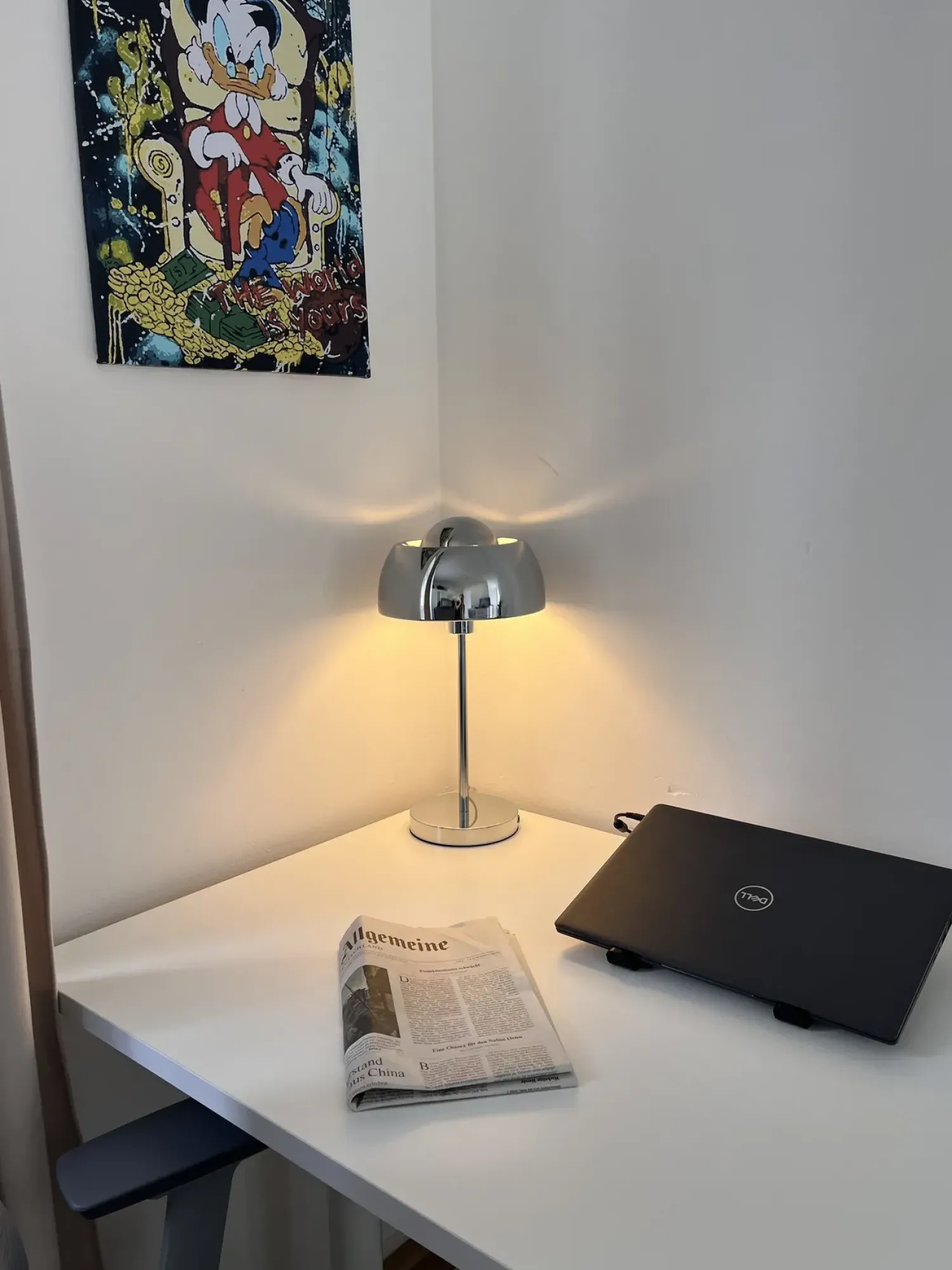 Best Beliani Lampada da tavolo SENETTE Metallo Argento